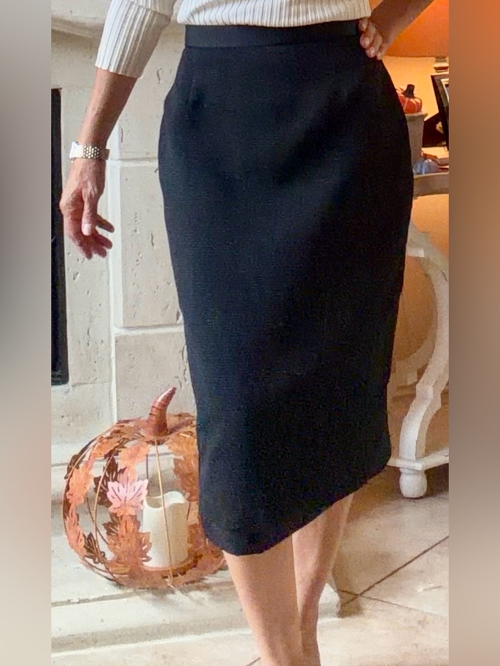 Classic Black Pencil Skirt - Sleek Work & Dresswear